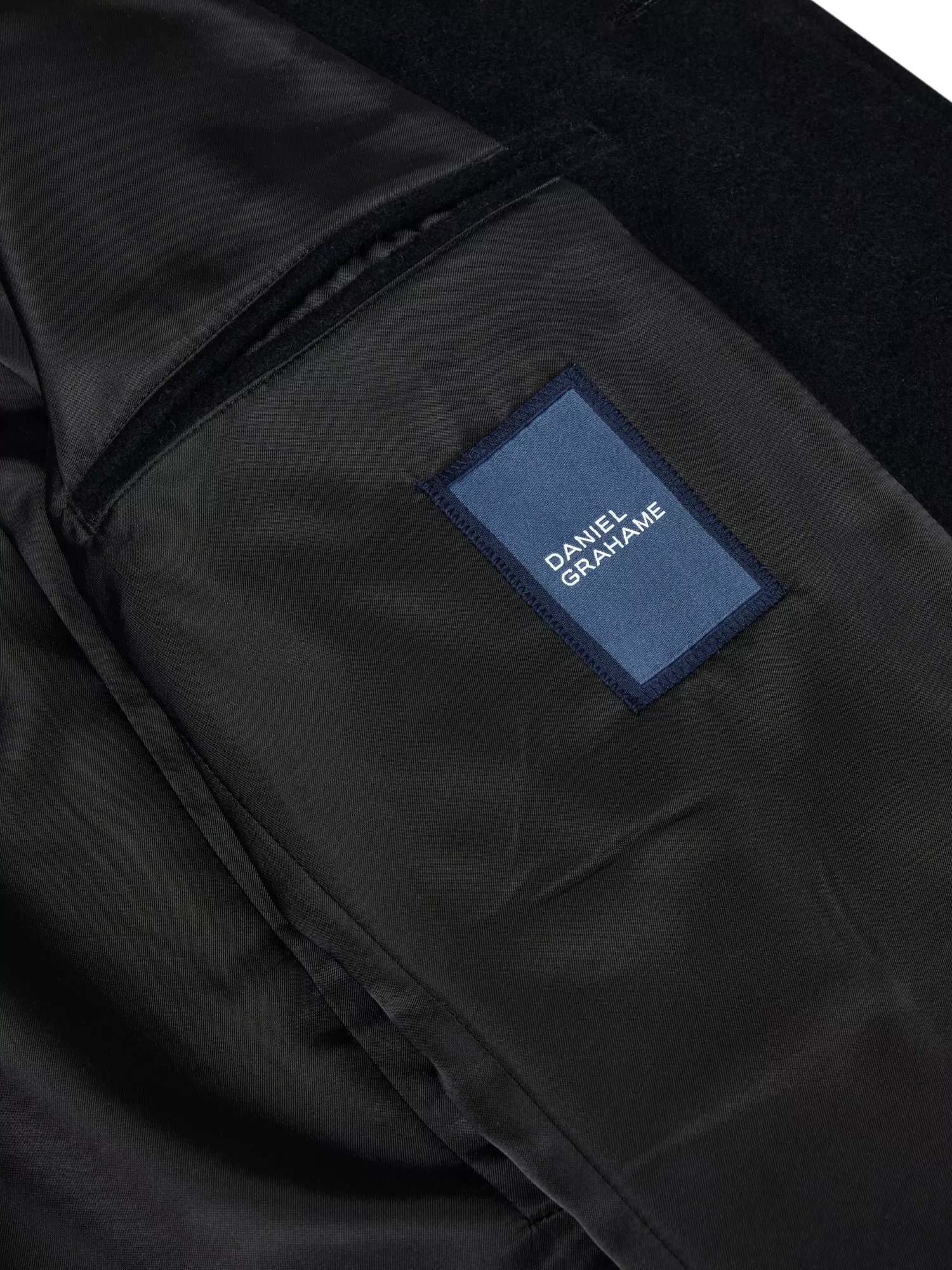 Douglas & Graham Black Watson Tailored Coat - Image 3