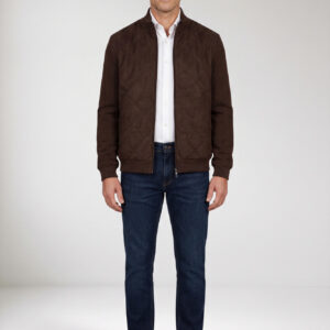 Bailys Espresso Brown Quilted Zip Through