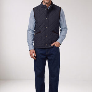Giordano Navy Quilted Bodywarmer