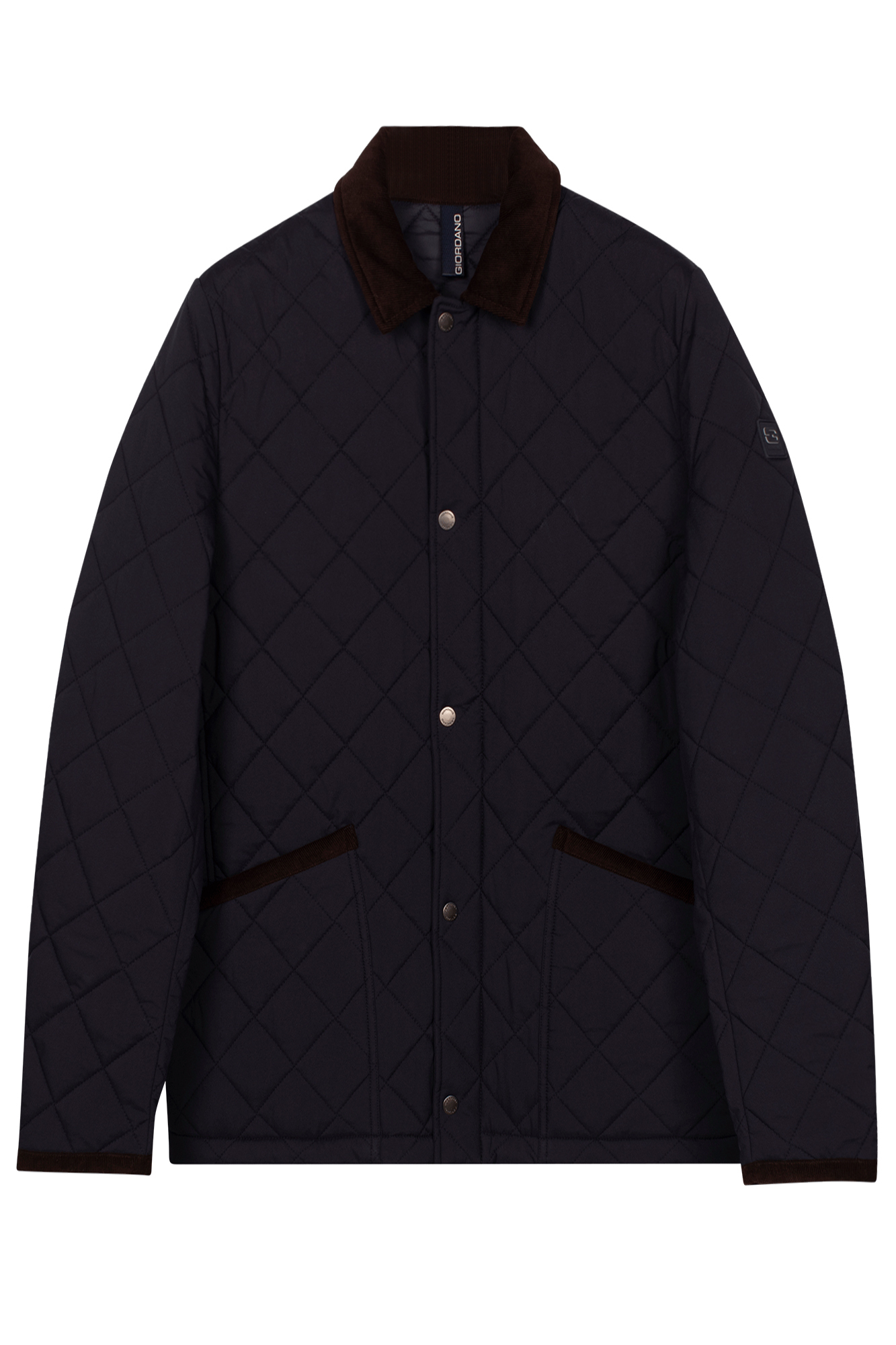 Giordano Navy Quilted Jacket - Image 3