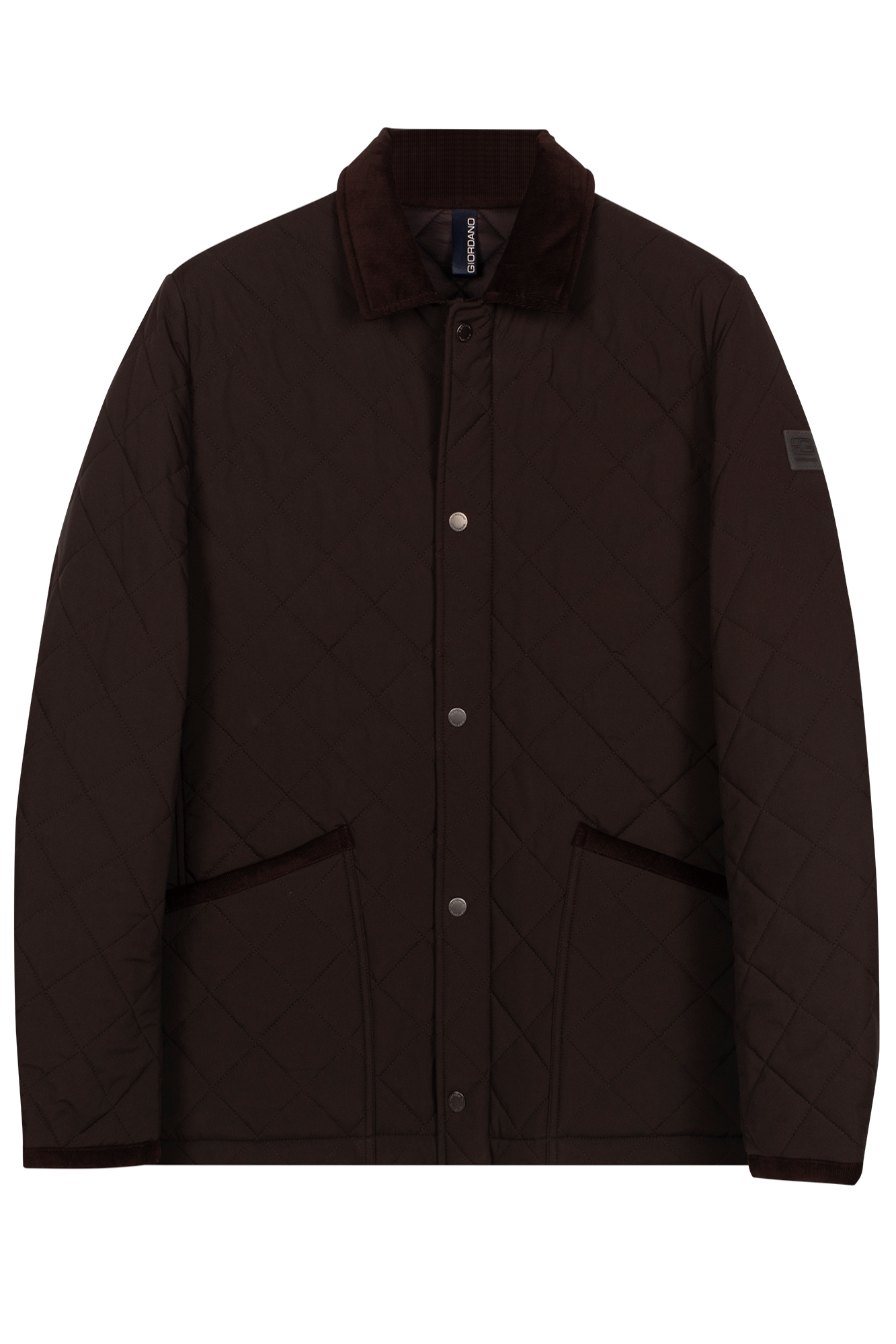 Giordano Brown Quilted Jacket - Image 3