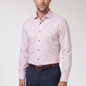 Giordano pink button under shirt