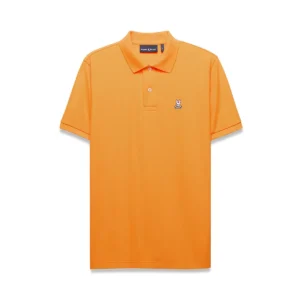 Psycho Bunny Orange Classic Pique Polo
