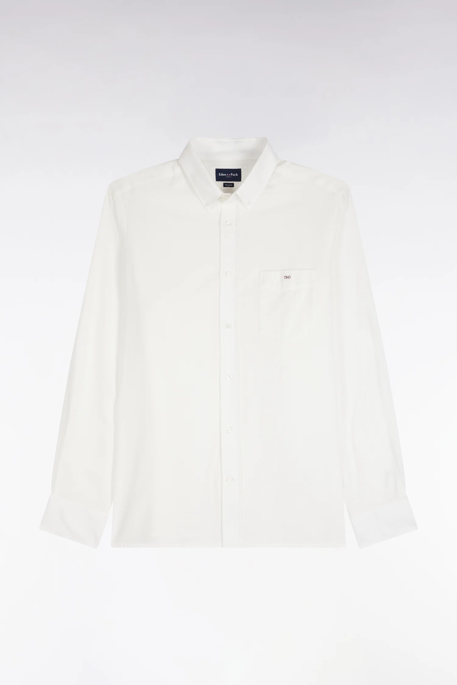 Eden Park Ivory Regular Long Sleeve Shirt - Image 5