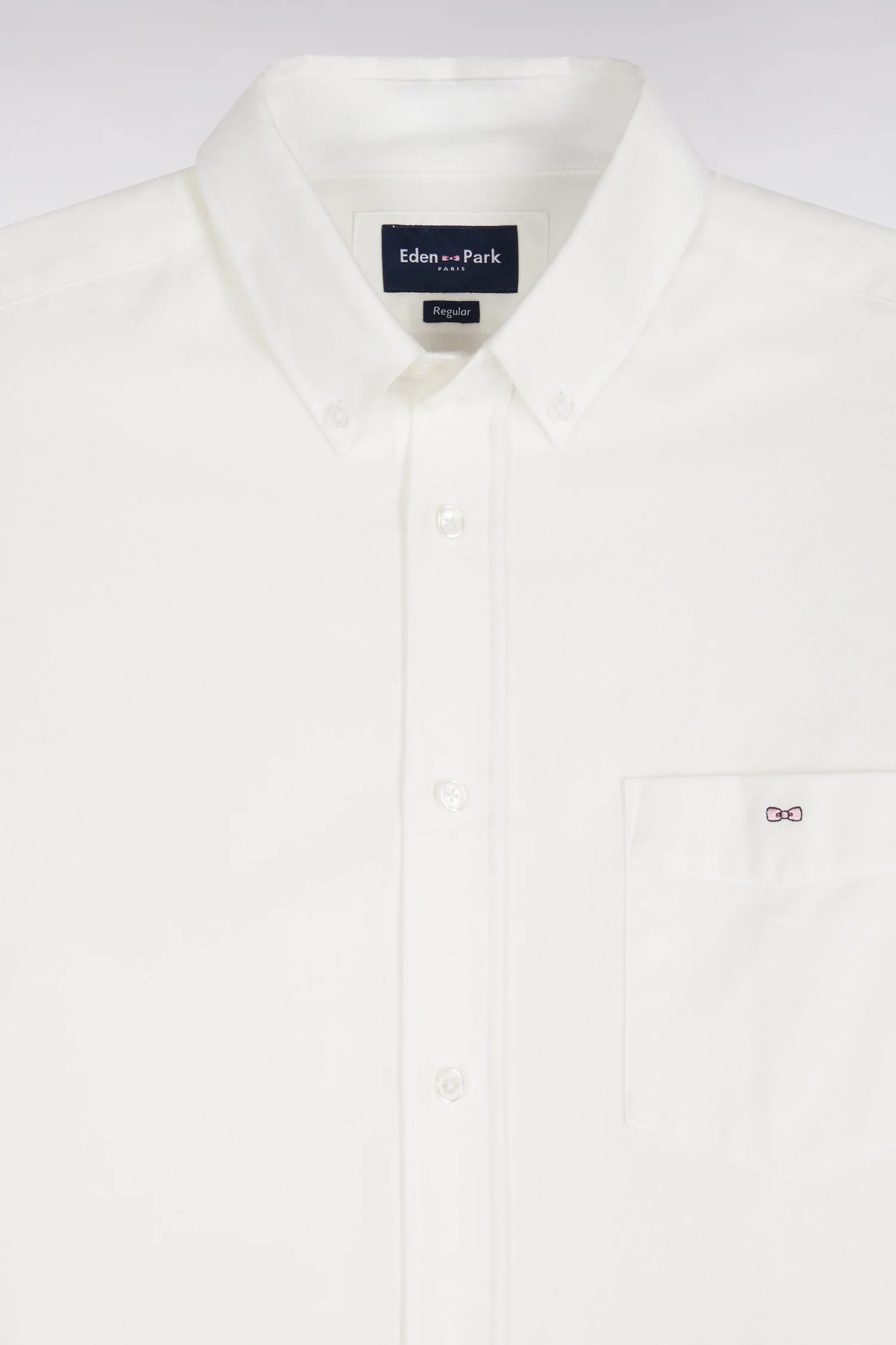 Eden Park Ivory Regular Long Sleeve Shirt - Image 4