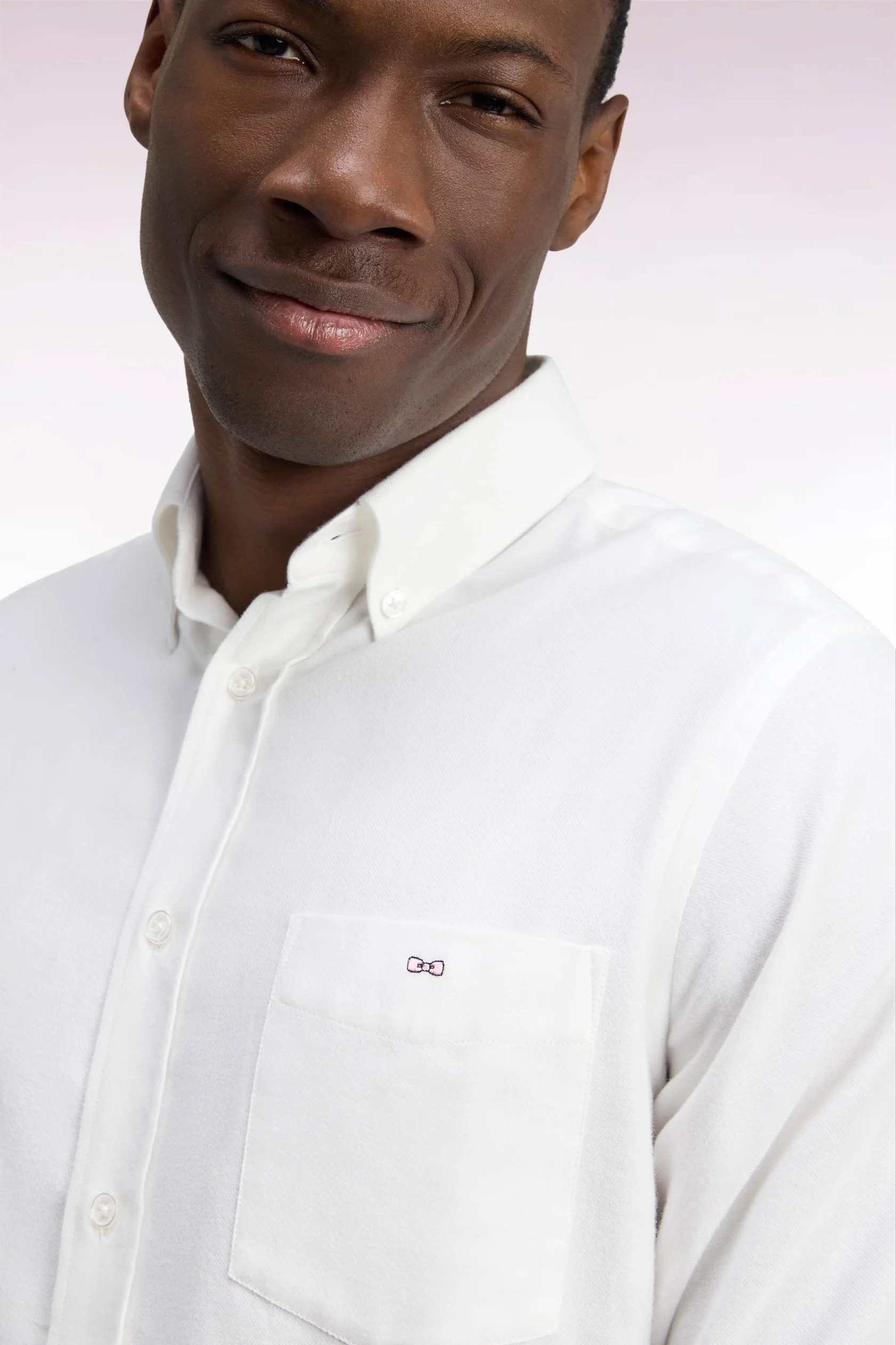 Eden Park Ivory Regular Long Sleeve Shirt - Image 2
