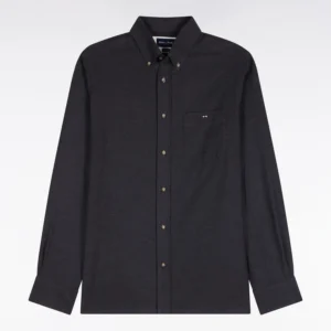 Eden Park Charcoal Regular Long Sleeve Shirt