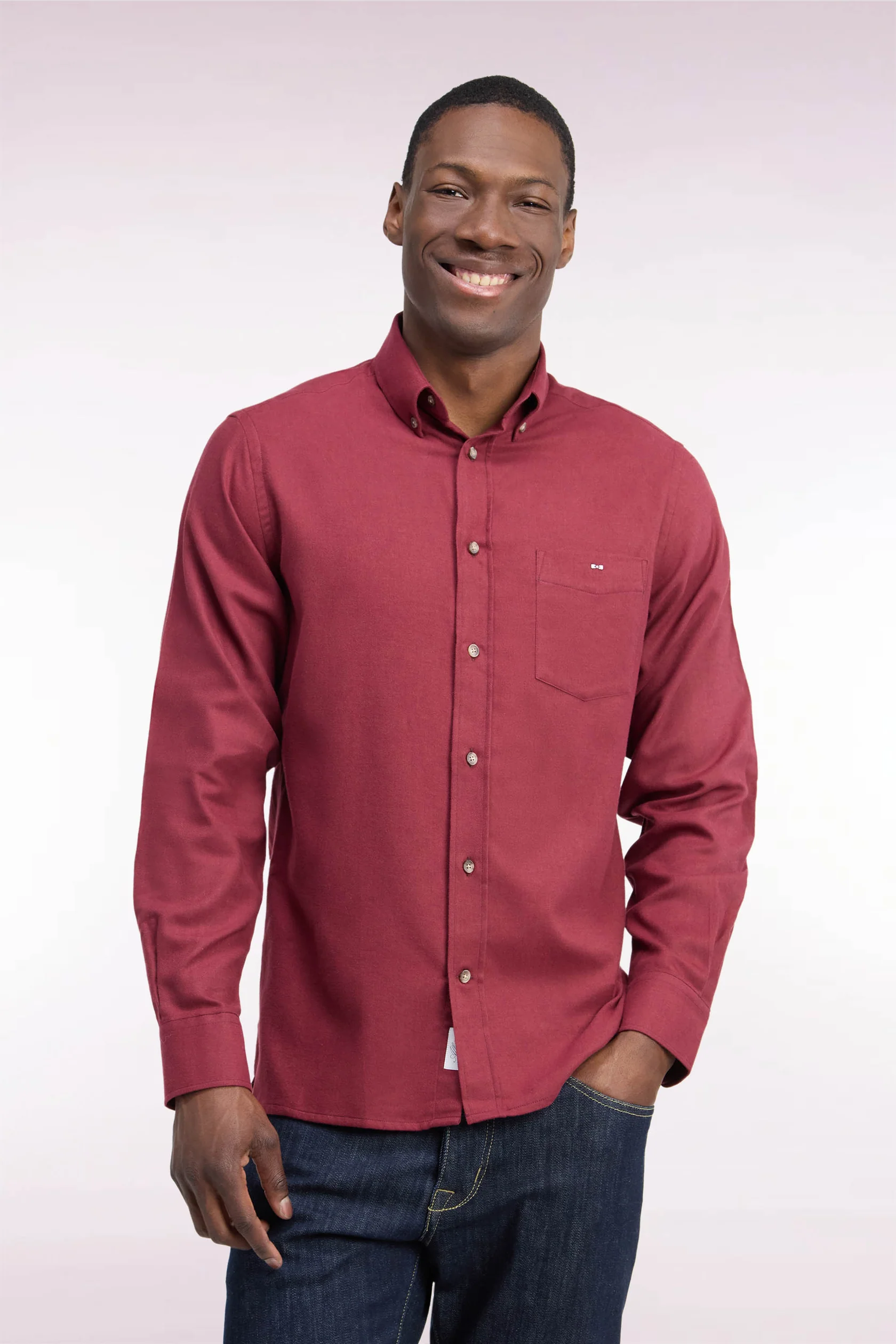Eden Park Bordeaux Regular Long Sleeve shirt