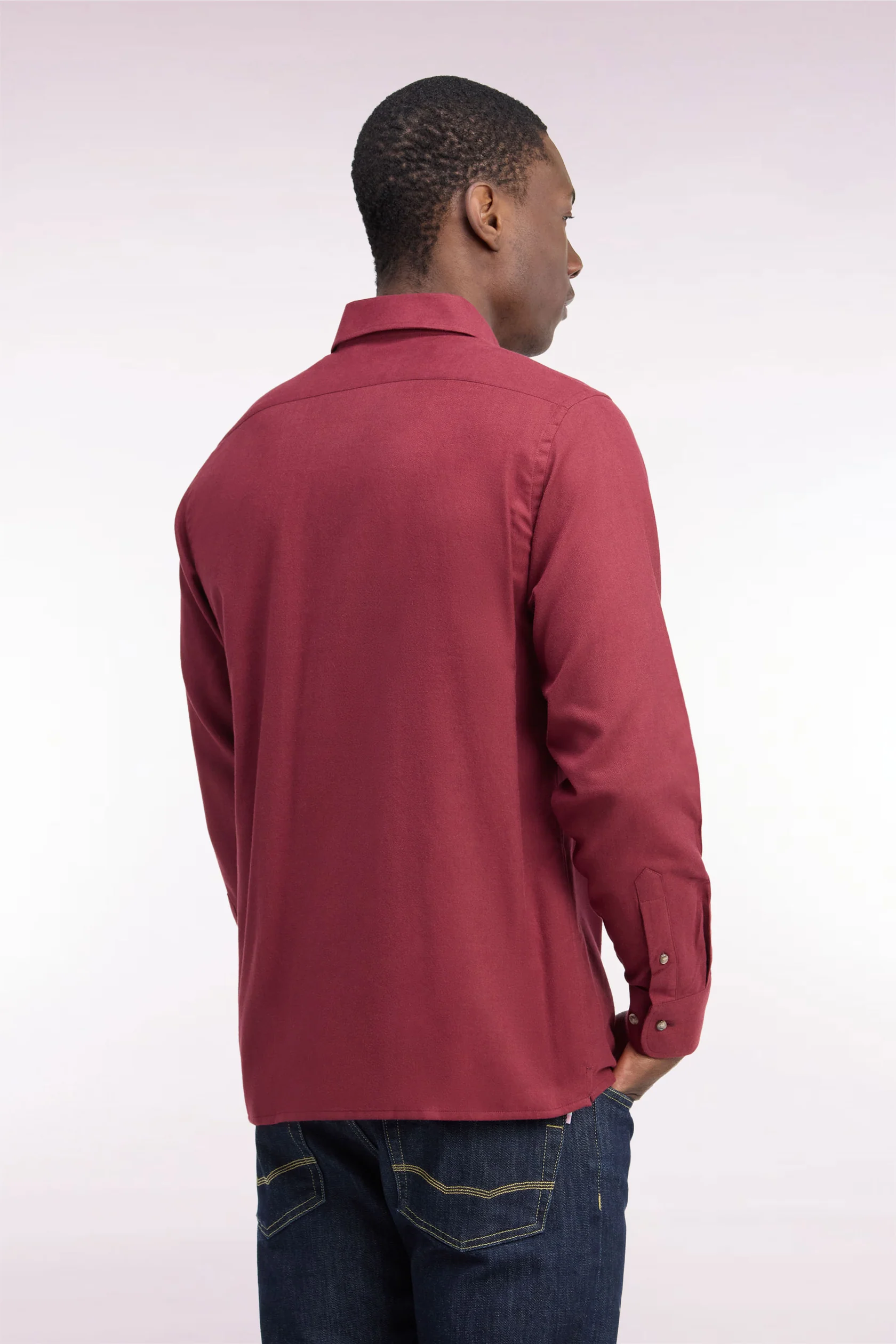 Eden Park Bordeaux Regular Long Sleeve shirt - Image 4