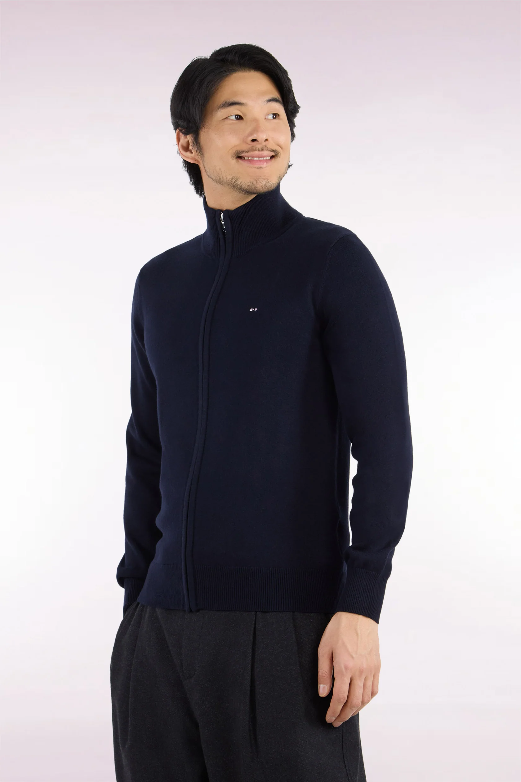 Eden Park Navy Full Zip Through