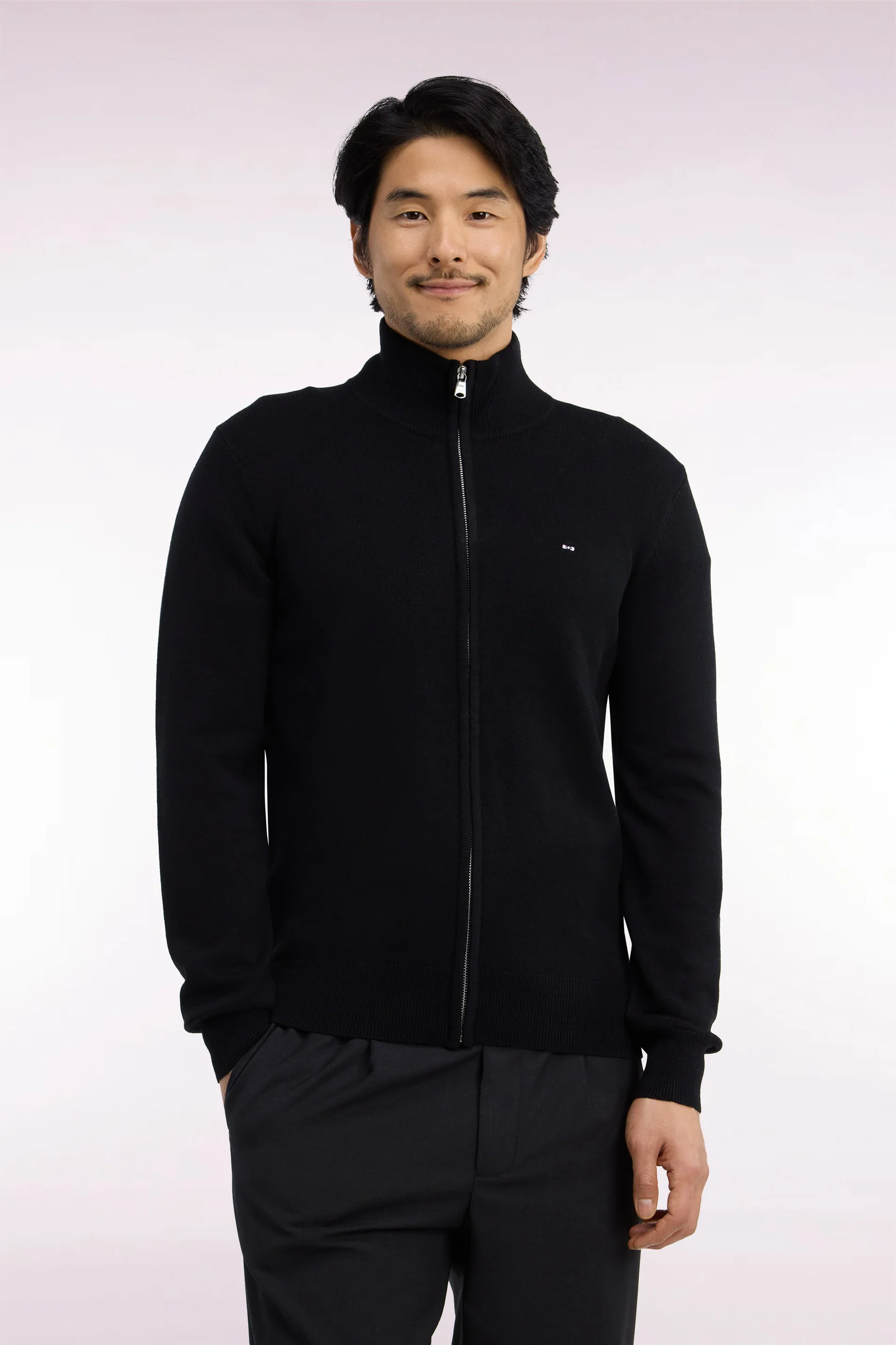 Eden Park Black Full Zip Through - Image 2