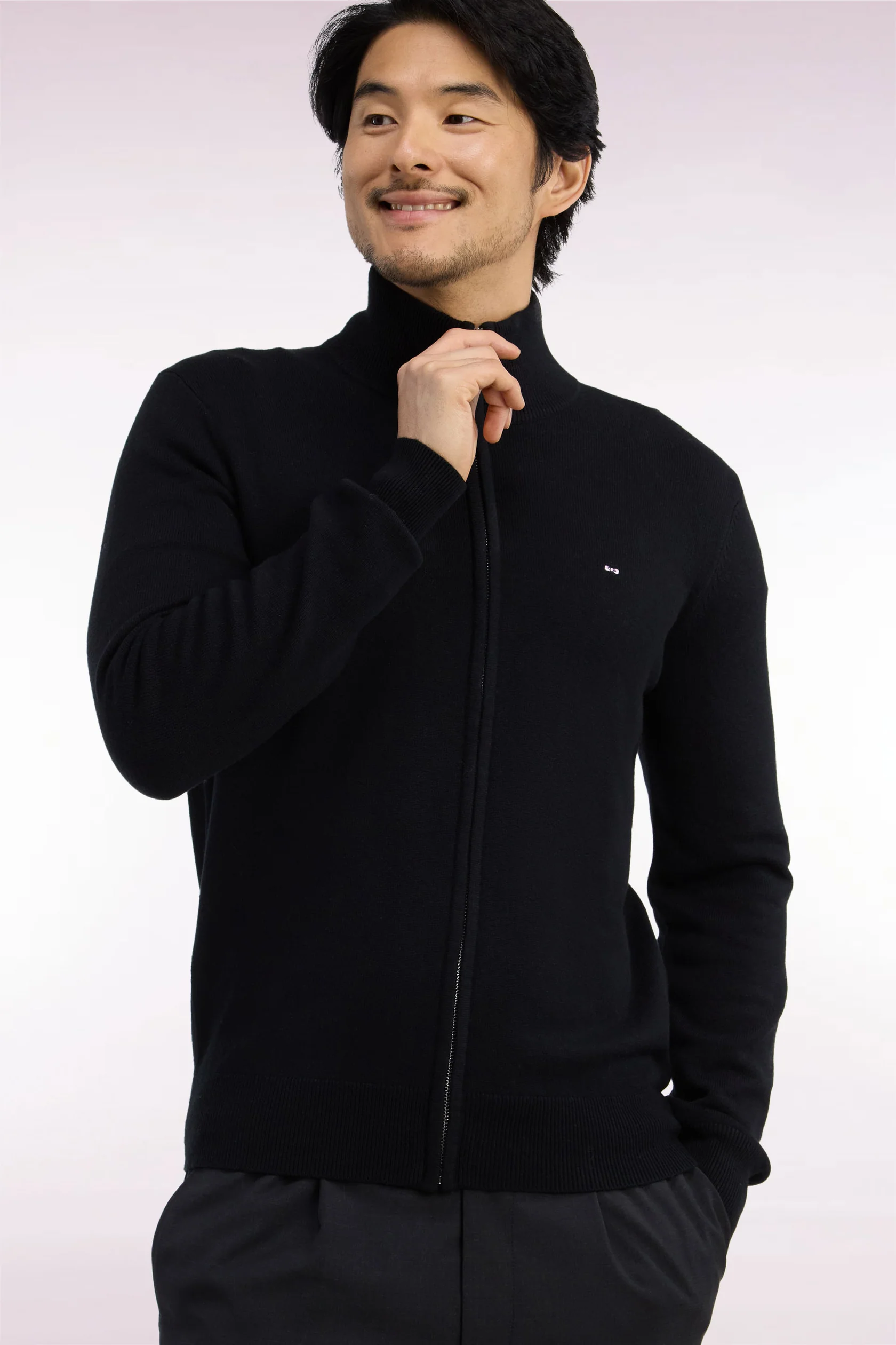 Eden Park Black Full Zip Through
