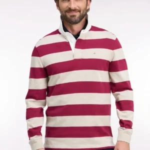 Eden Park Red Striped Rugby Jersey