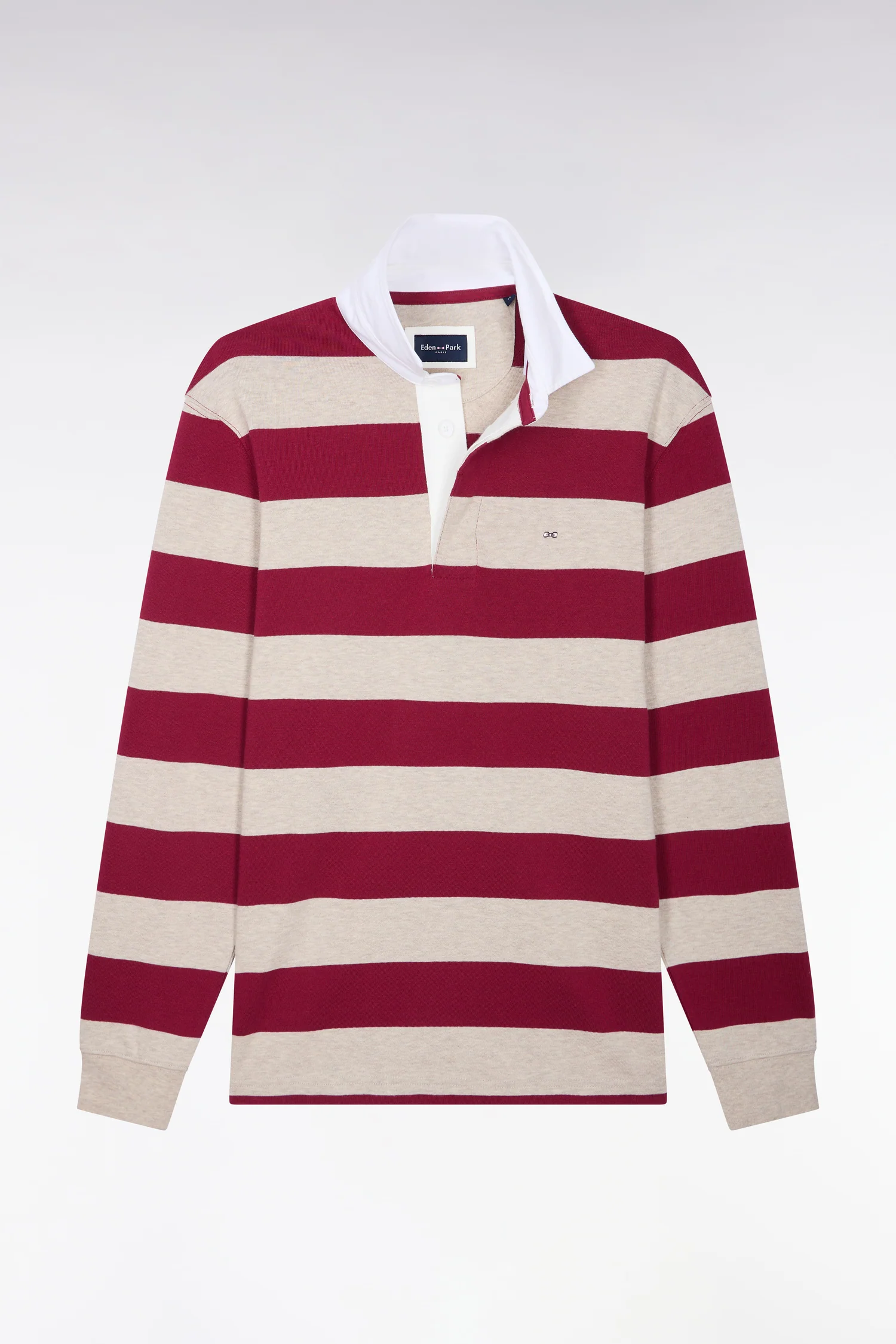 Eden Park Red Striped Rugby Jersey - Image 5