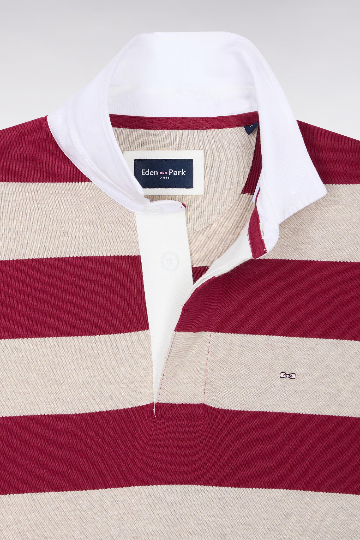 Eden Park Red Striped Rugby Jersey - Image 4