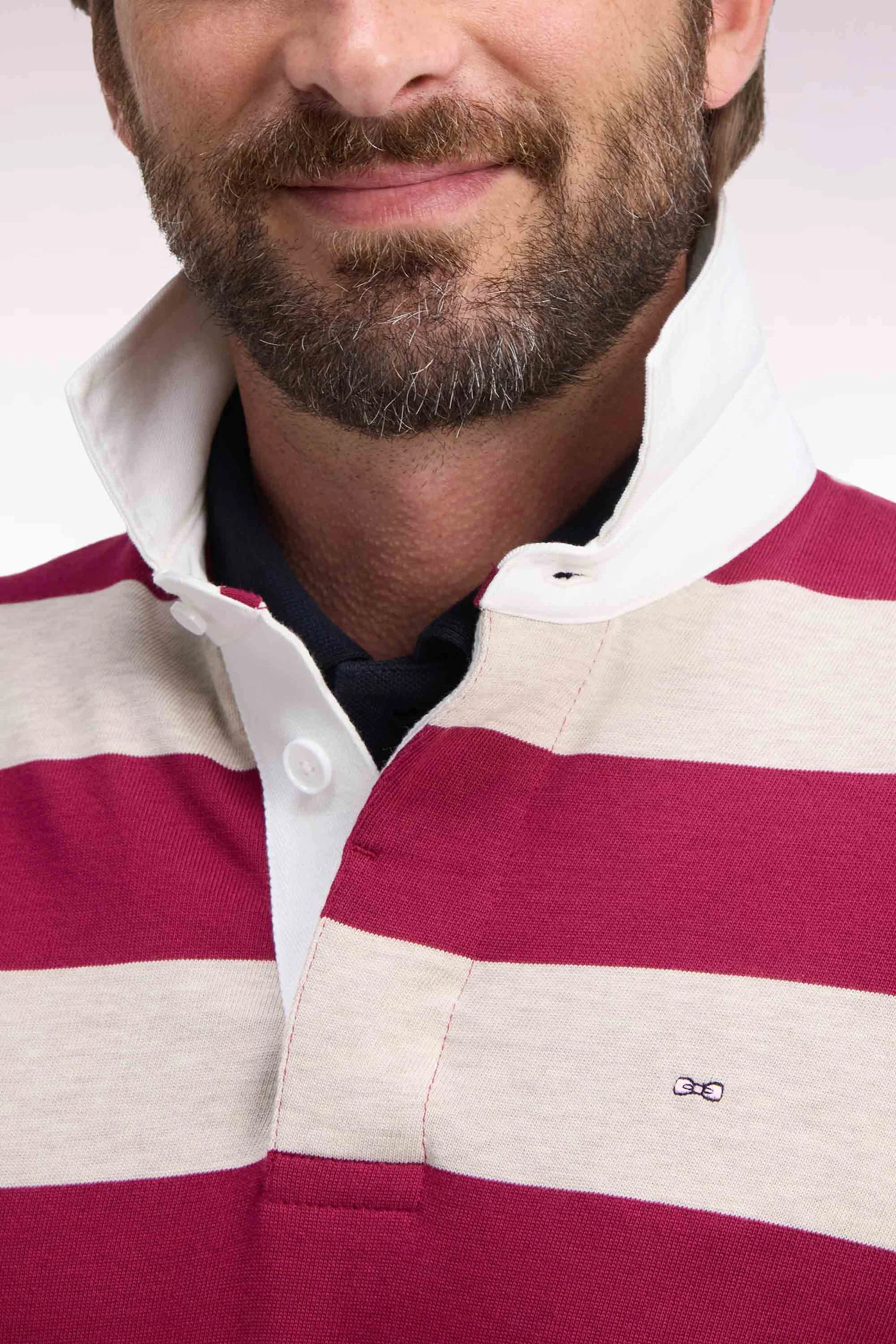 Eden Park Red Striped Rugby Jersey - Image 2