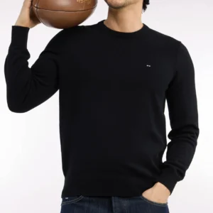 Eden Park Black Edinburgh Crew Neck Jumper