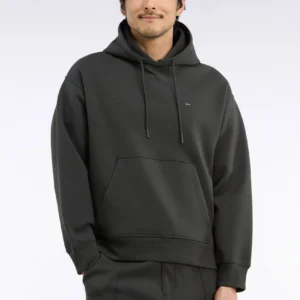 Eden Park Relaxed Fit khaki Interlock Hoodie