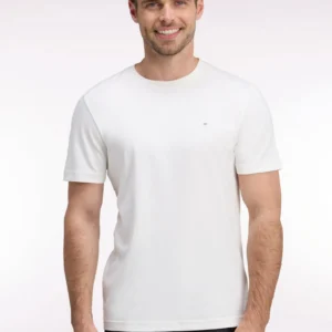 Eden Park Cream Cotton Jersey T-Shirt