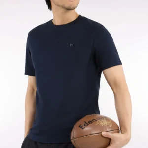 Eden Park Navy Cotton Jersey T-Shirt