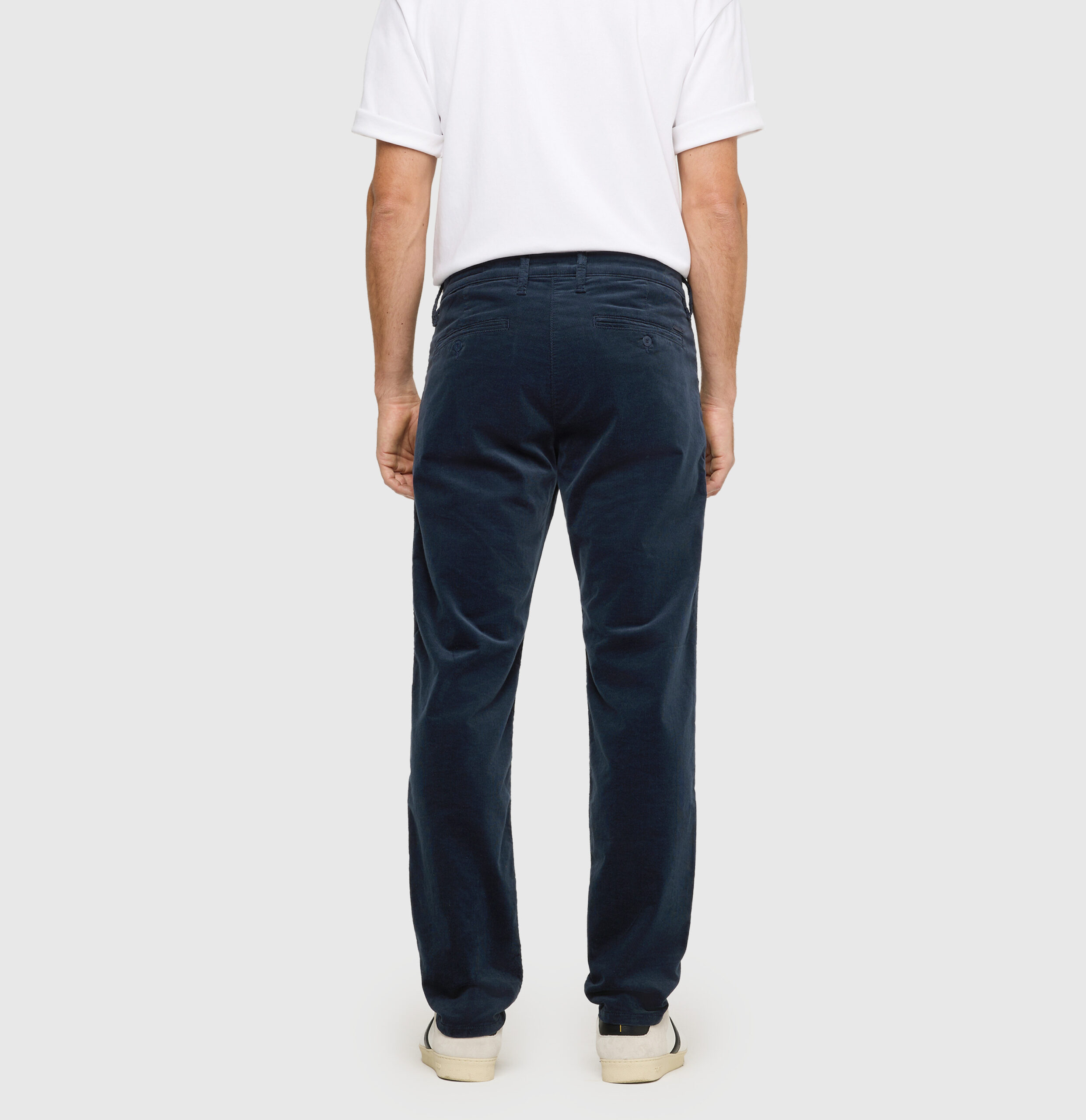 Mac Navy Corduroy Driver Chino - Image 2