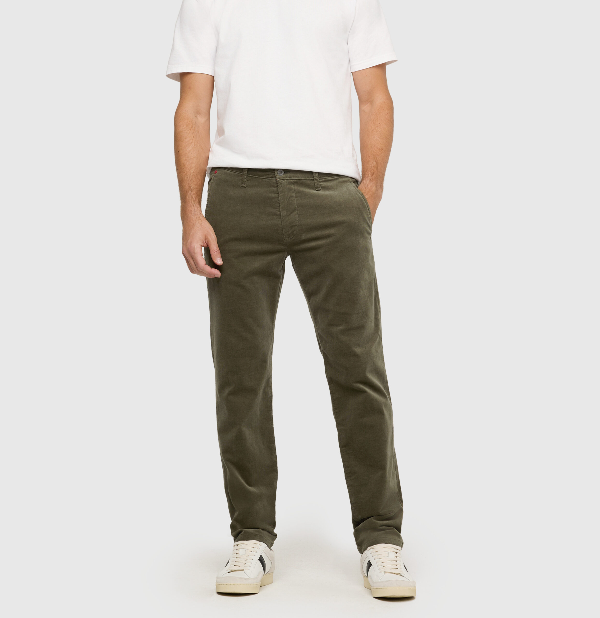 Mac Green Corduroy Driver Chino