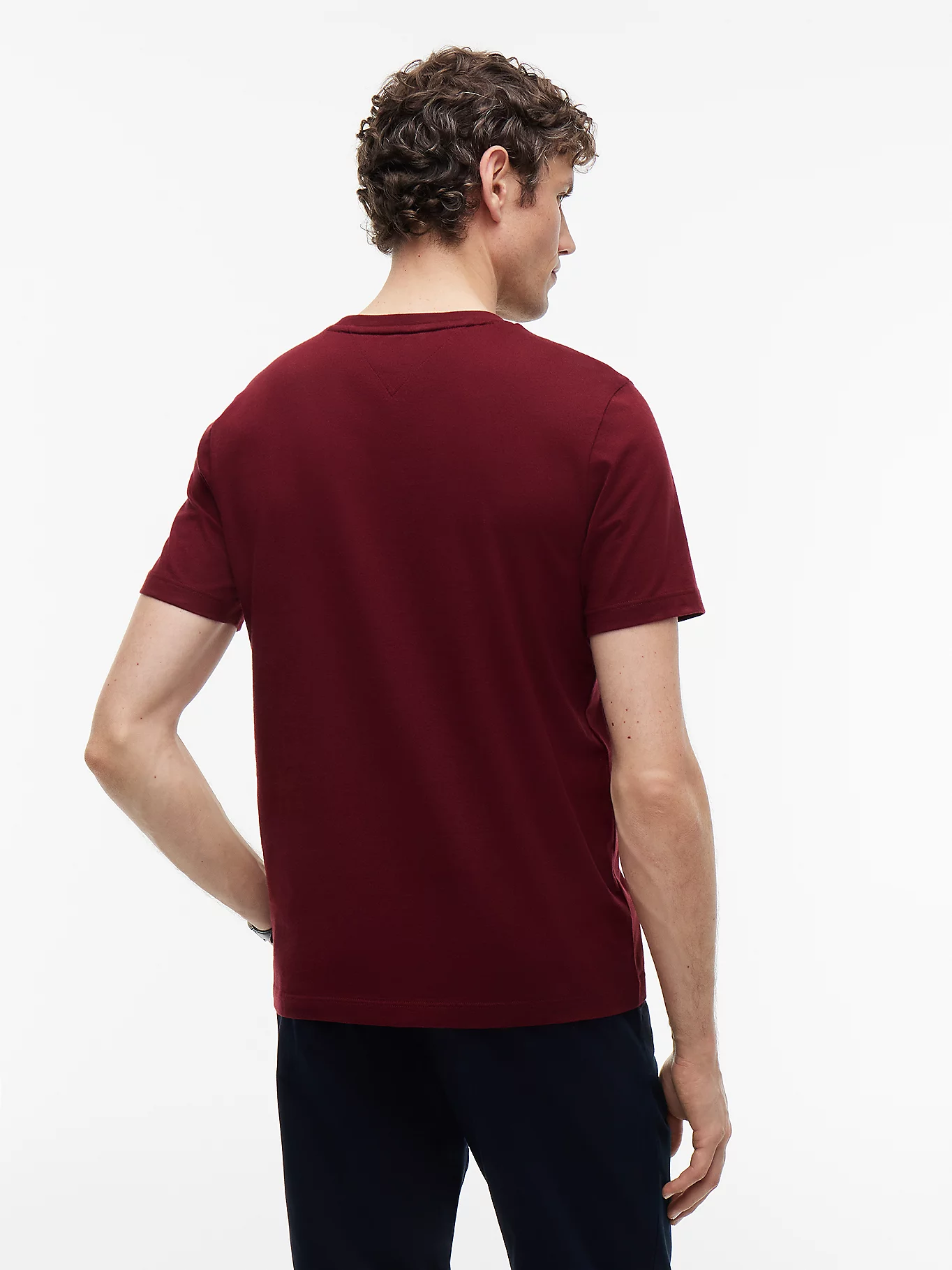 Tommy Hilfiger Burgundy T-Shirt - Image 3