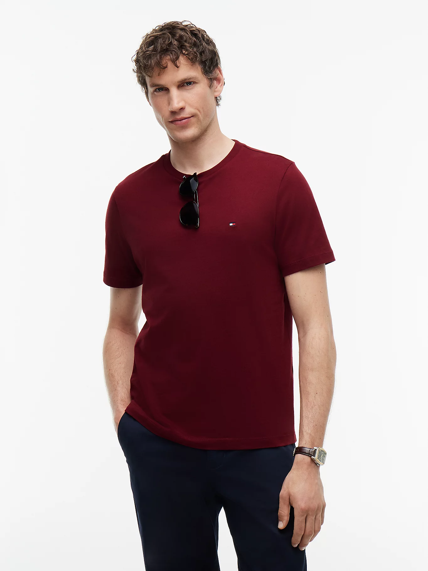 Tommy Hilfiger Burgundy T-Shirt
