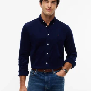 Tommy Hilfiger Navy Corduroy Shirt