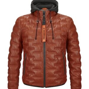 Milestone Alonso teracotta leather jacket