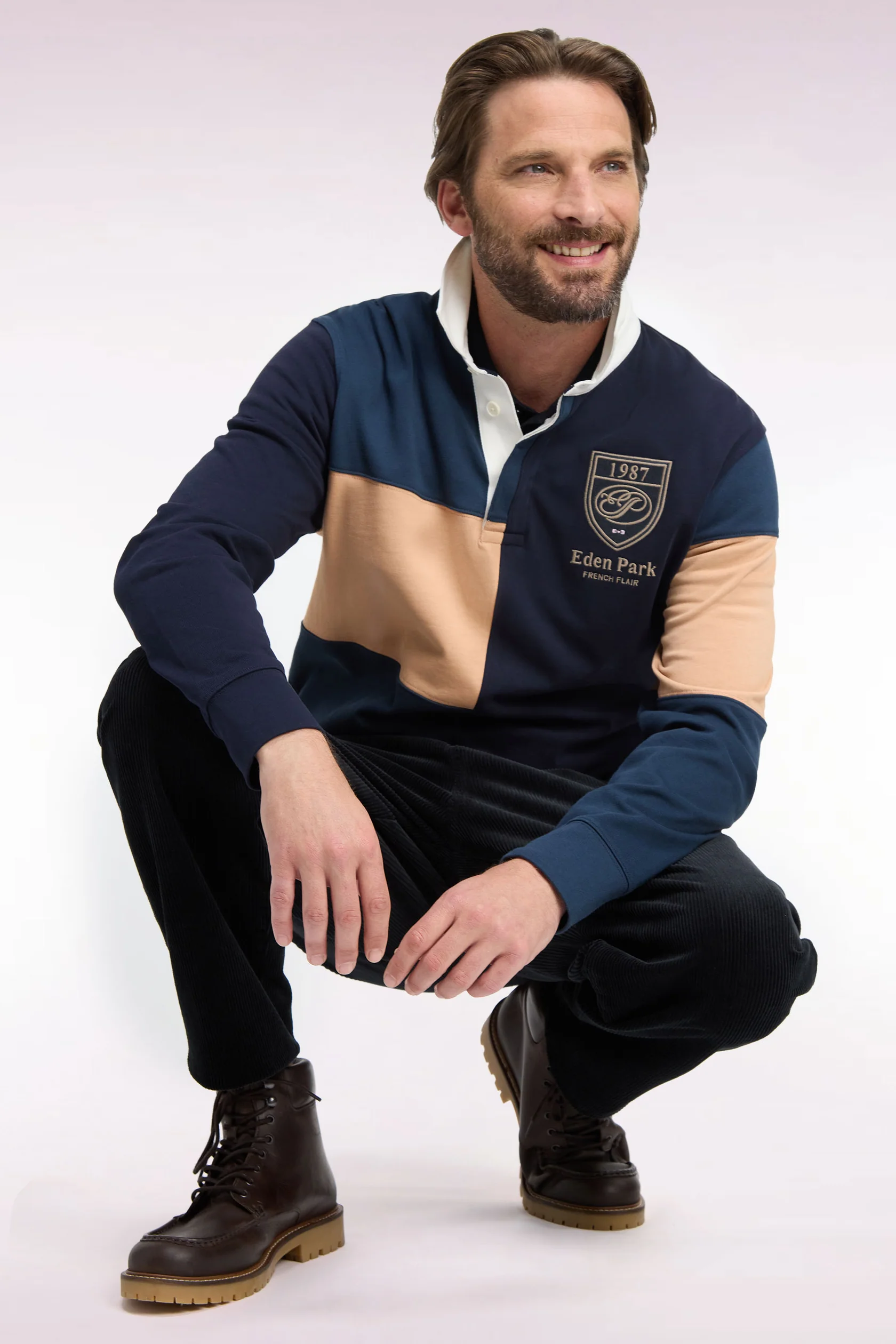 Eden Park Tricolour Rugby Jersey - Image 3