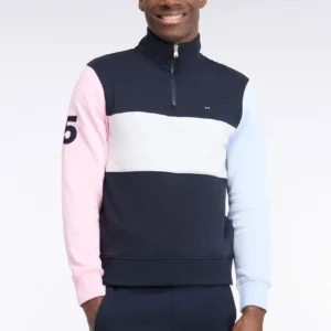 Eden Park Trucker Neck Sweatshirt with Zip