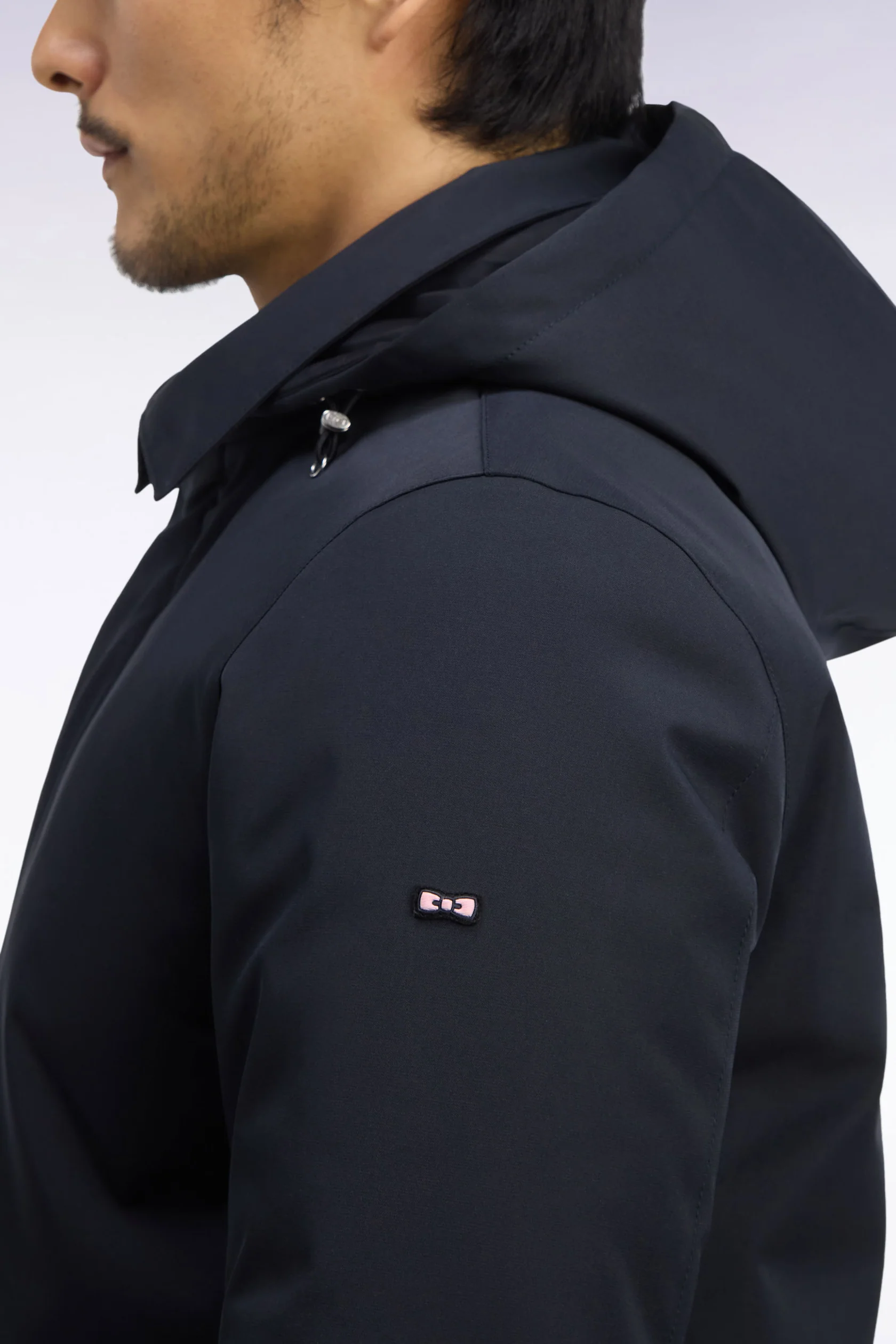 Eden Park Navy Raincoat Removable Hood - Image 4
