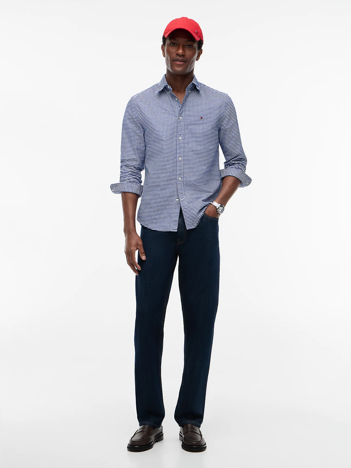 Tommy Hilfiger Blue Gingham Long sleeve Shirt