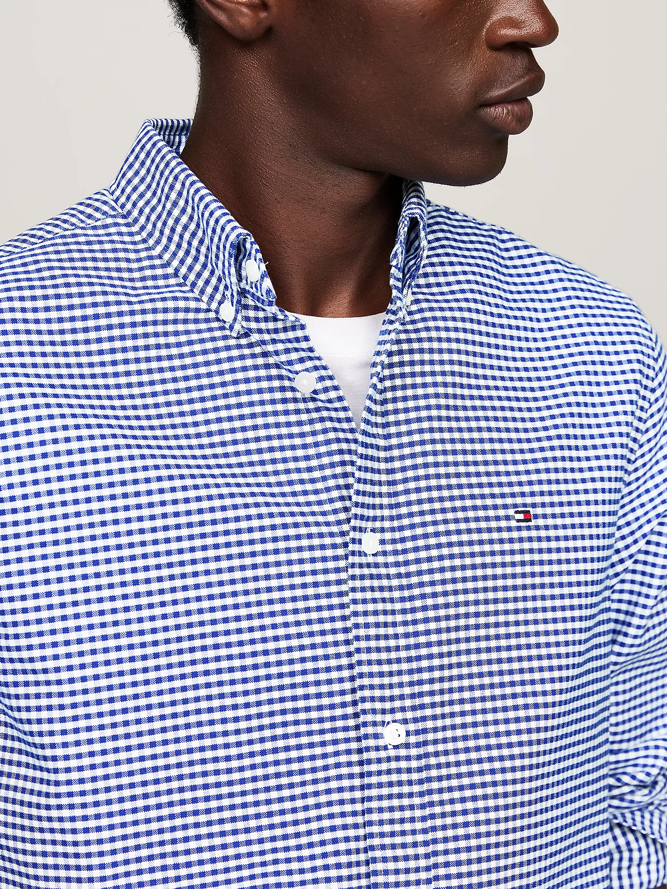 Tommy Hilfiger Blue Gingham Long sleeve Shirt - Image 3