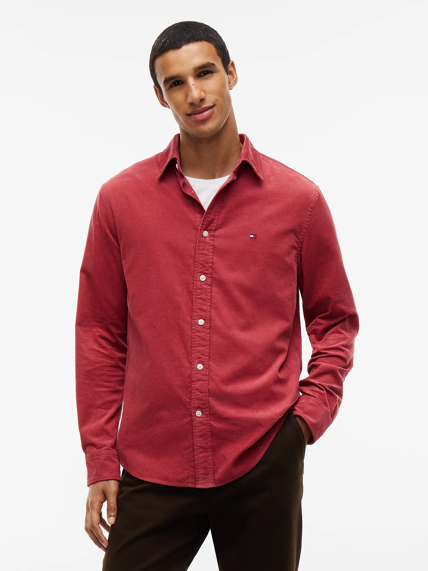 Tommy Hilfiger Cherry Corduroy Shirt
