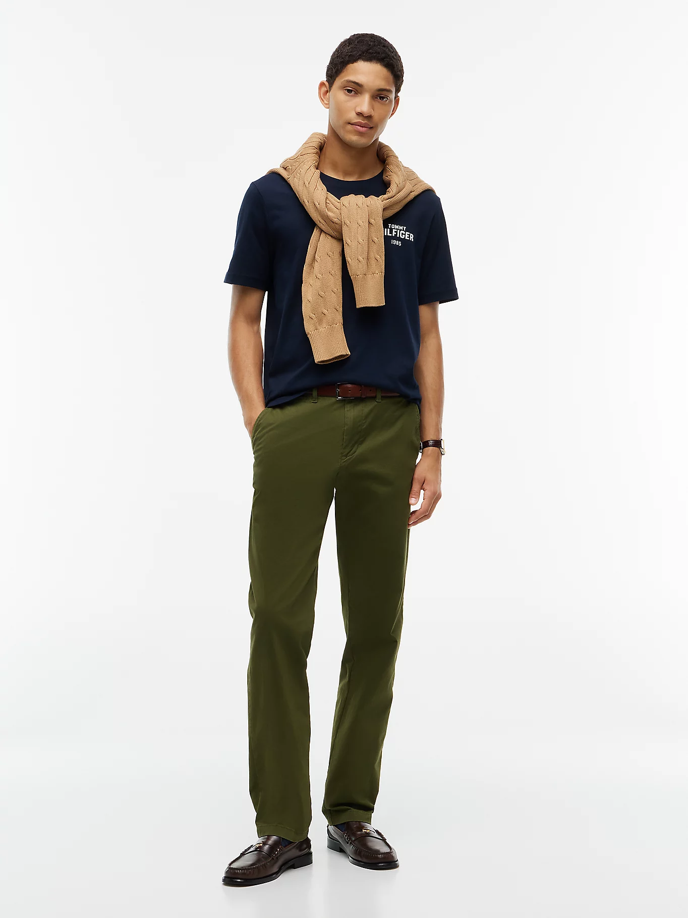 Tommy Hilfiger Navy Graphic T-Shirt - Image 2